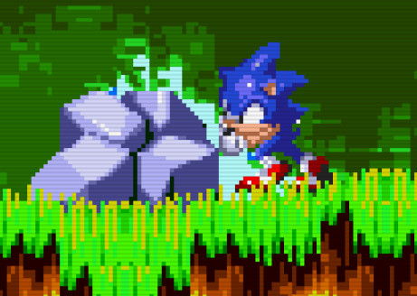 Buckles on Sonic's sprite [Sonic Mania] [Works In Progress]