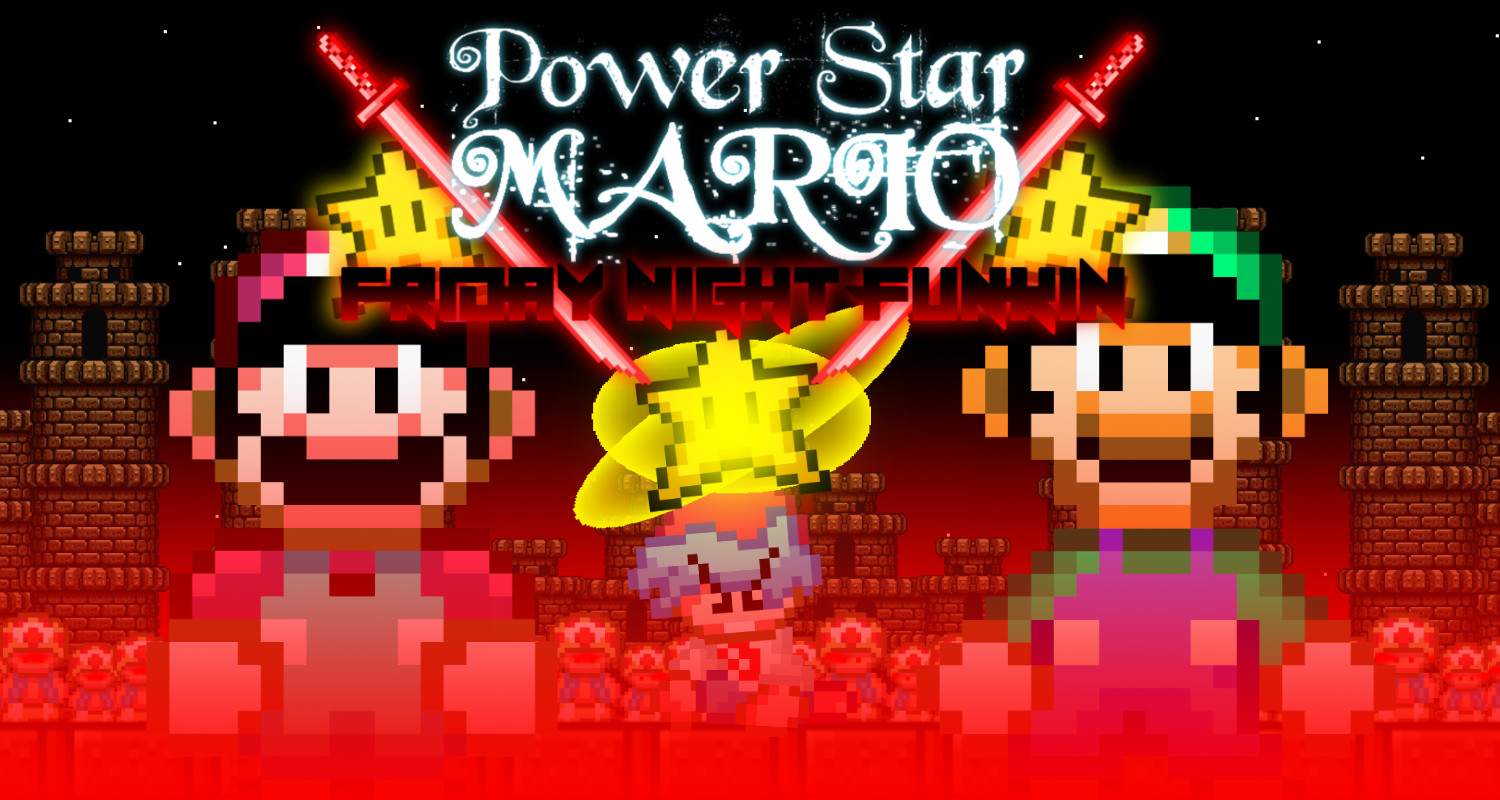 FridayNightFunkin VS PowerStarMario [Friday Night Funkin'] [Works