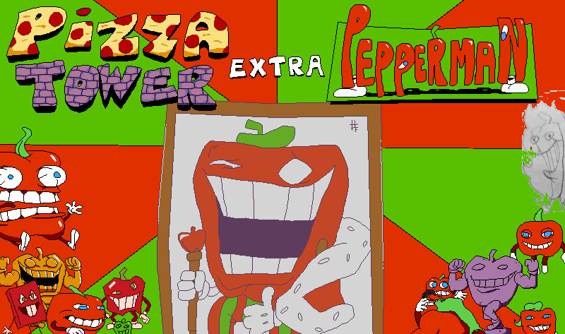 Pepperman Rizz Extra Peppers (playable pepperman) Work In Progress for Pizza Tower ...