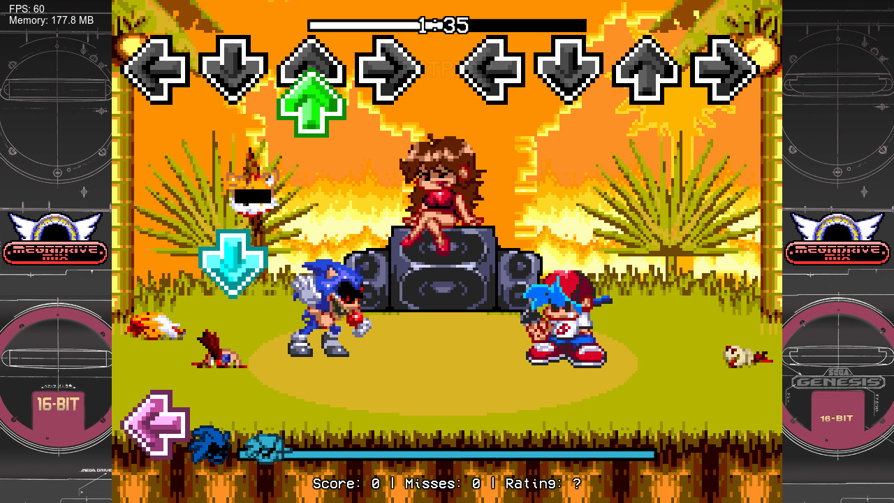 Play Genesis Sonic.EXE mega drive Online in your browser