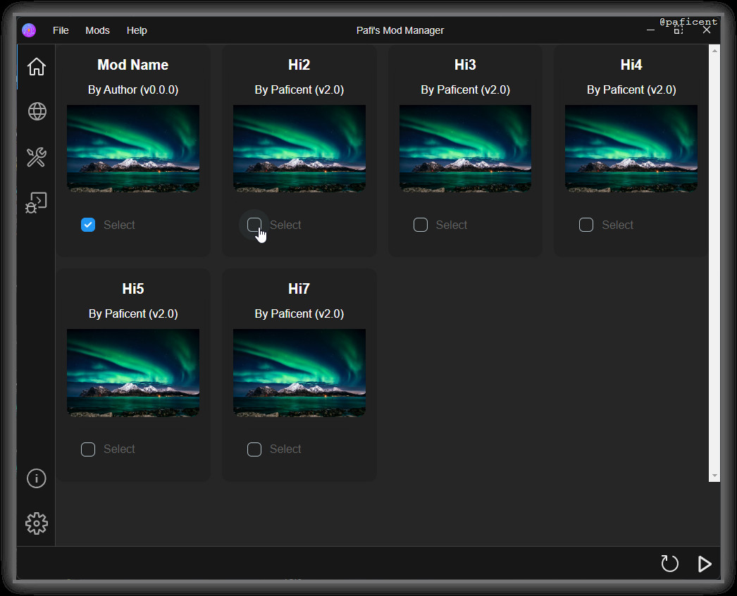 Mod Launcher / MultiTool [CANCELED] Work In Progress for My Singing ...