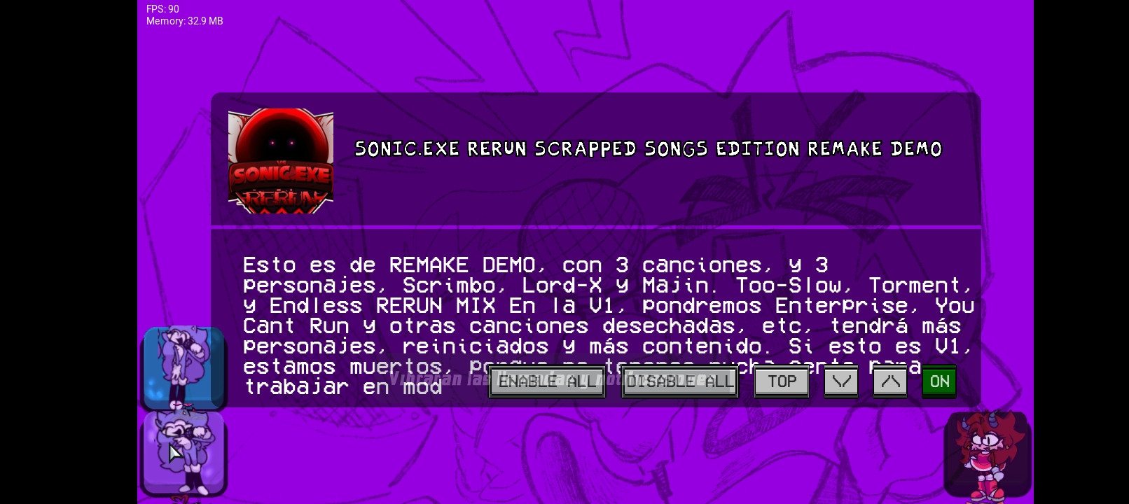 RERUN SCRAPPED SONGS EDITION REMAKE DEMO Work In Progress for Friday ...