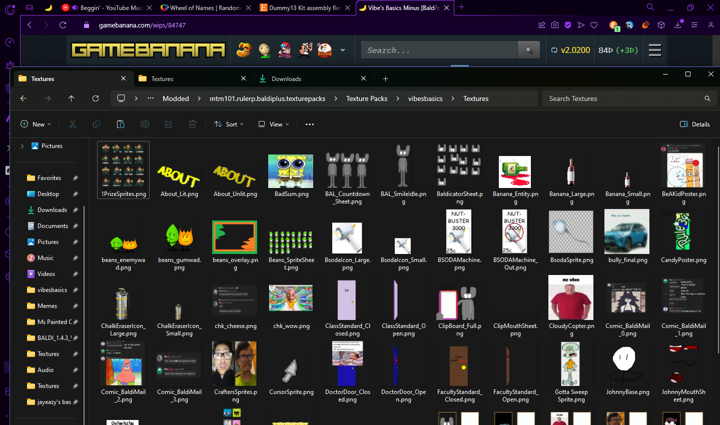 [SENSITIVE CONTENT] Vibe's Basics Minus Work In Progress for Baldi's ...