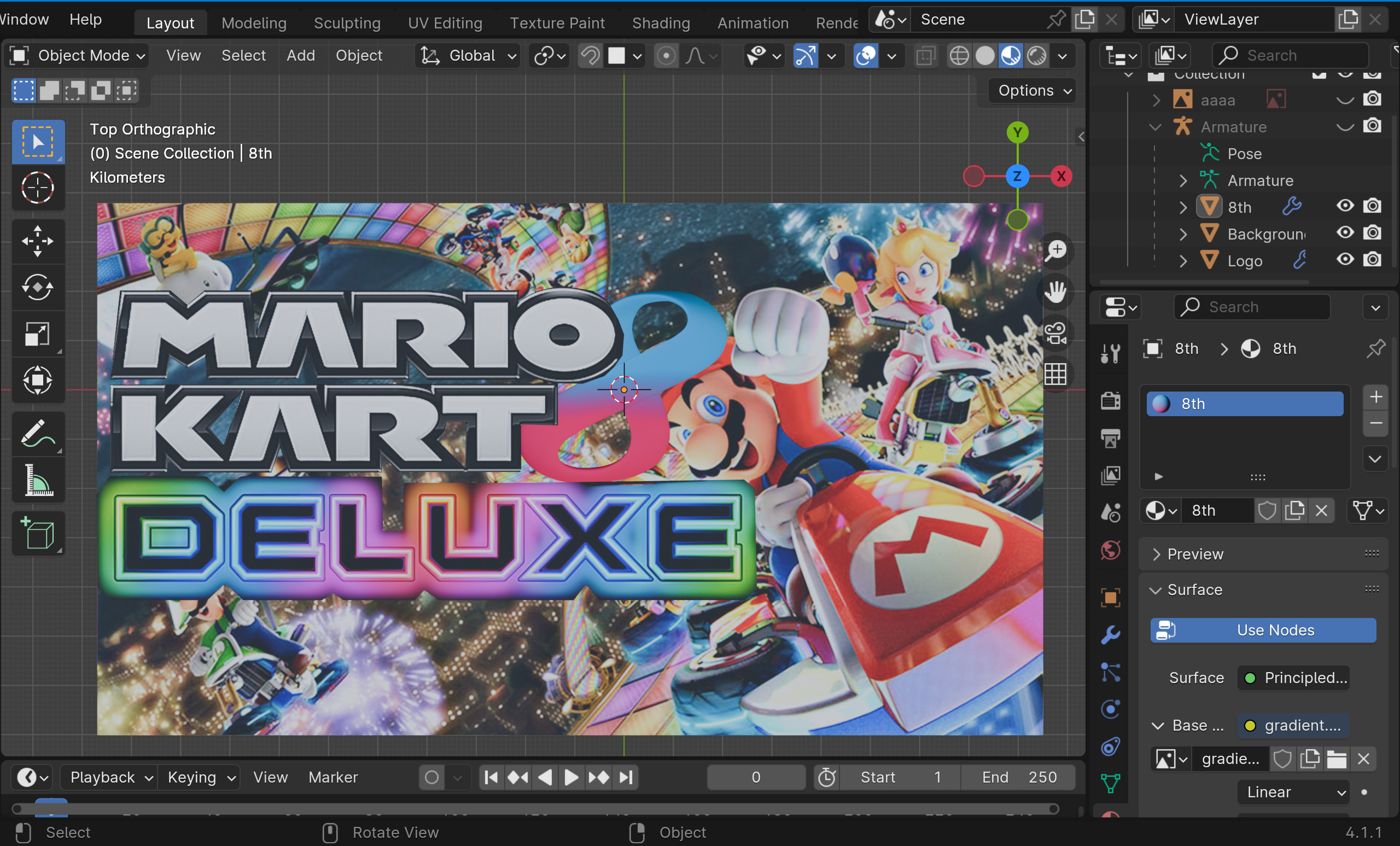8th Wall Work In Progress for Mario Kart 8 Deluxe | MK8D Works In Progress