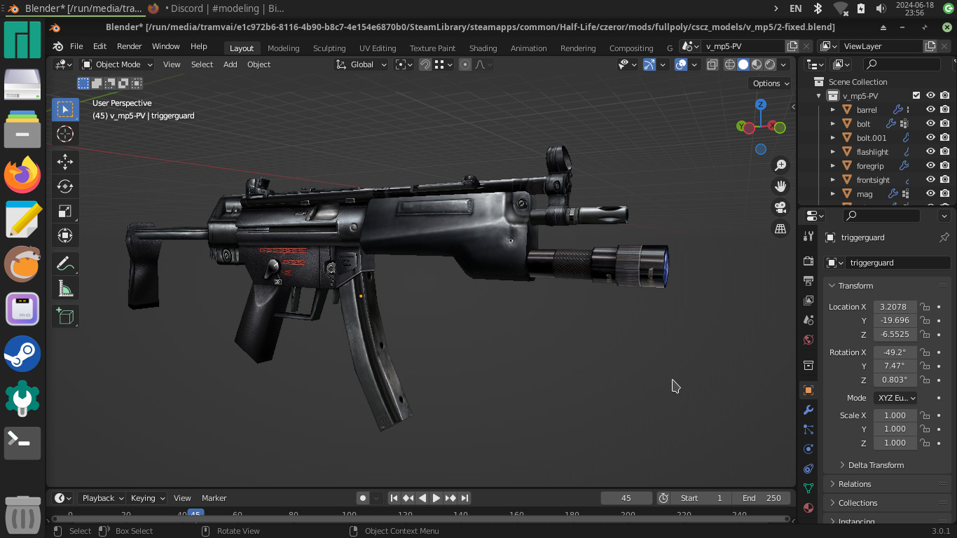 Full-Poly Weapon Models Work In Progress for Counter-Strike: Condition ...