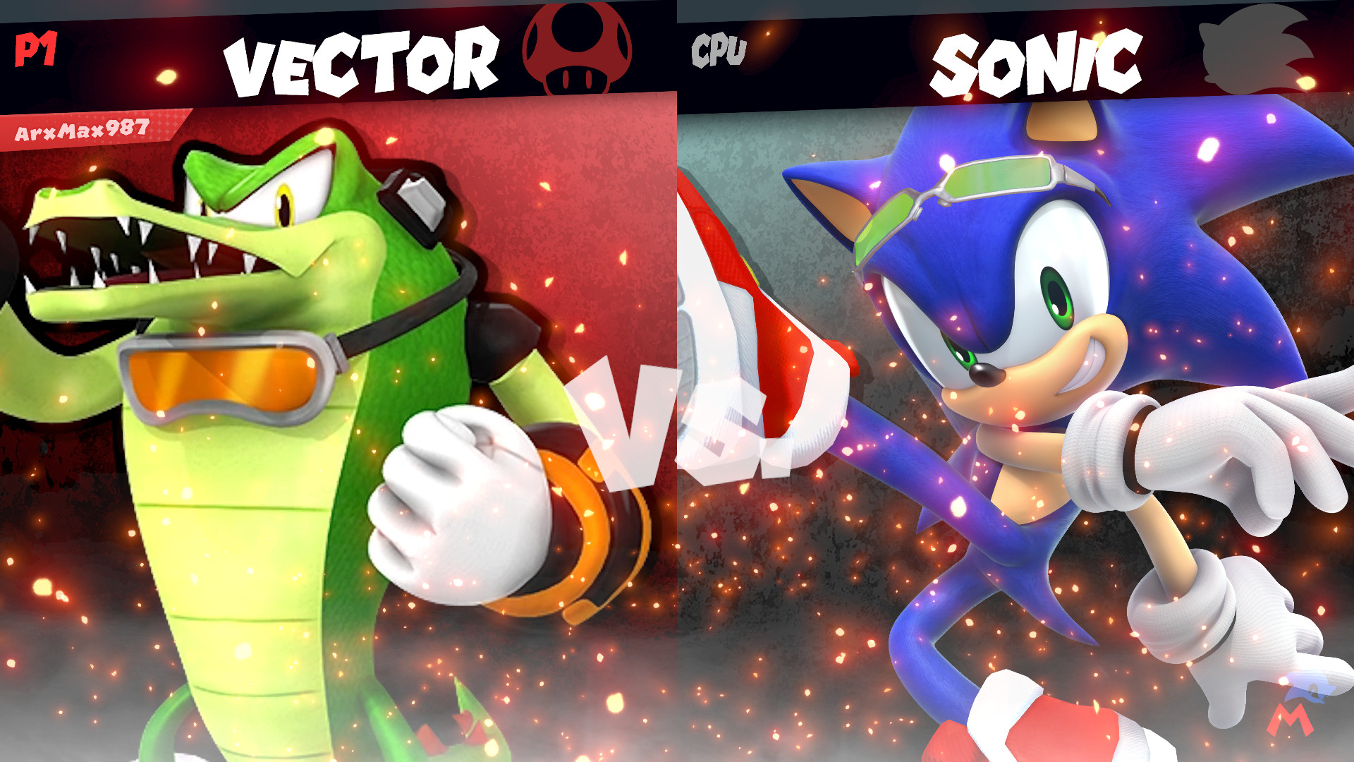 Vector The Crocodile Work In Progress for Super Smash Bros. Ultimate