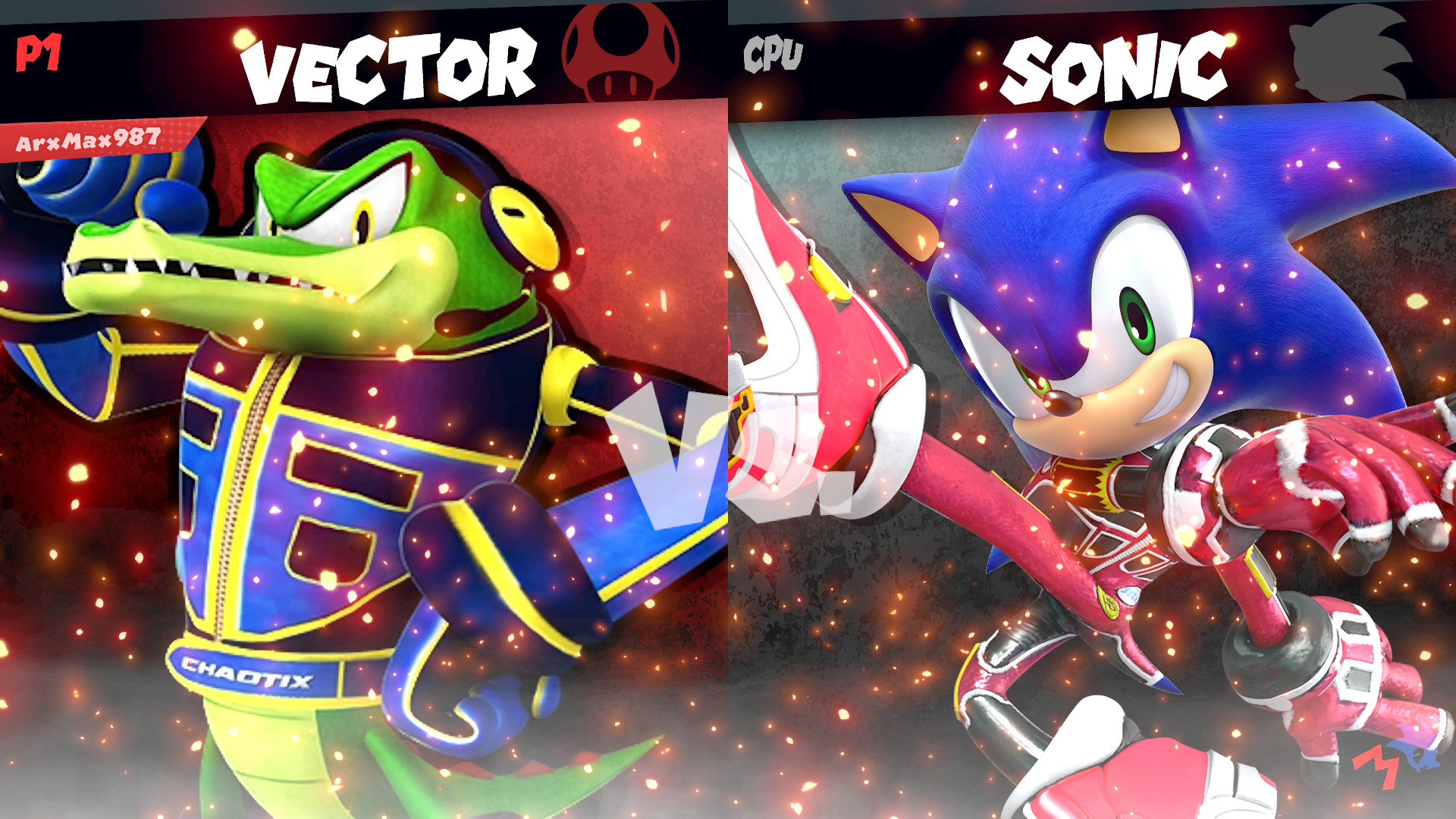 Vector The Crocodile Work In Progress for Super Smash Bros. Ultimate