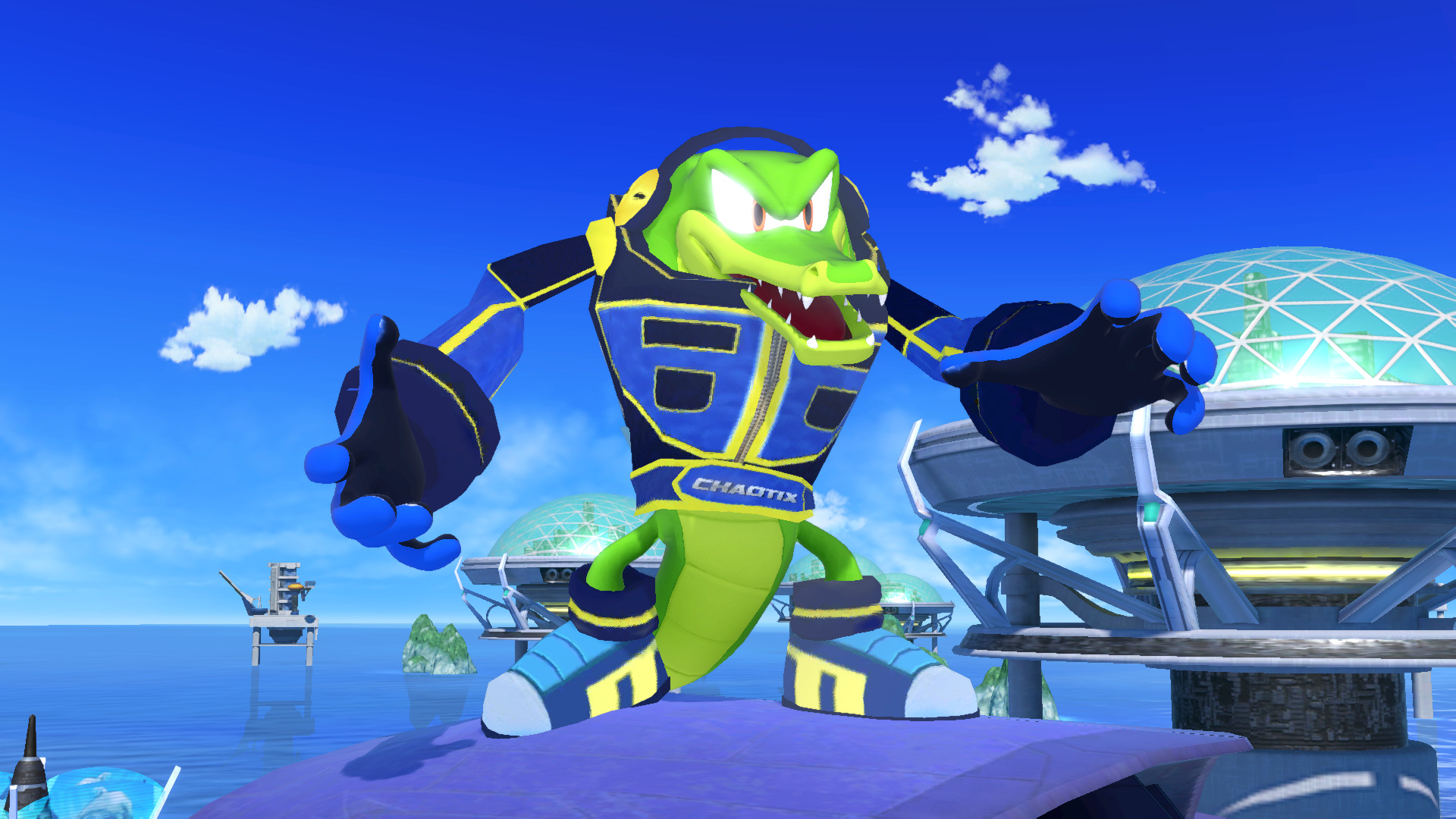 Vector The Crocodile Work In Progress for Super Smash Bros. Ultimate(04)