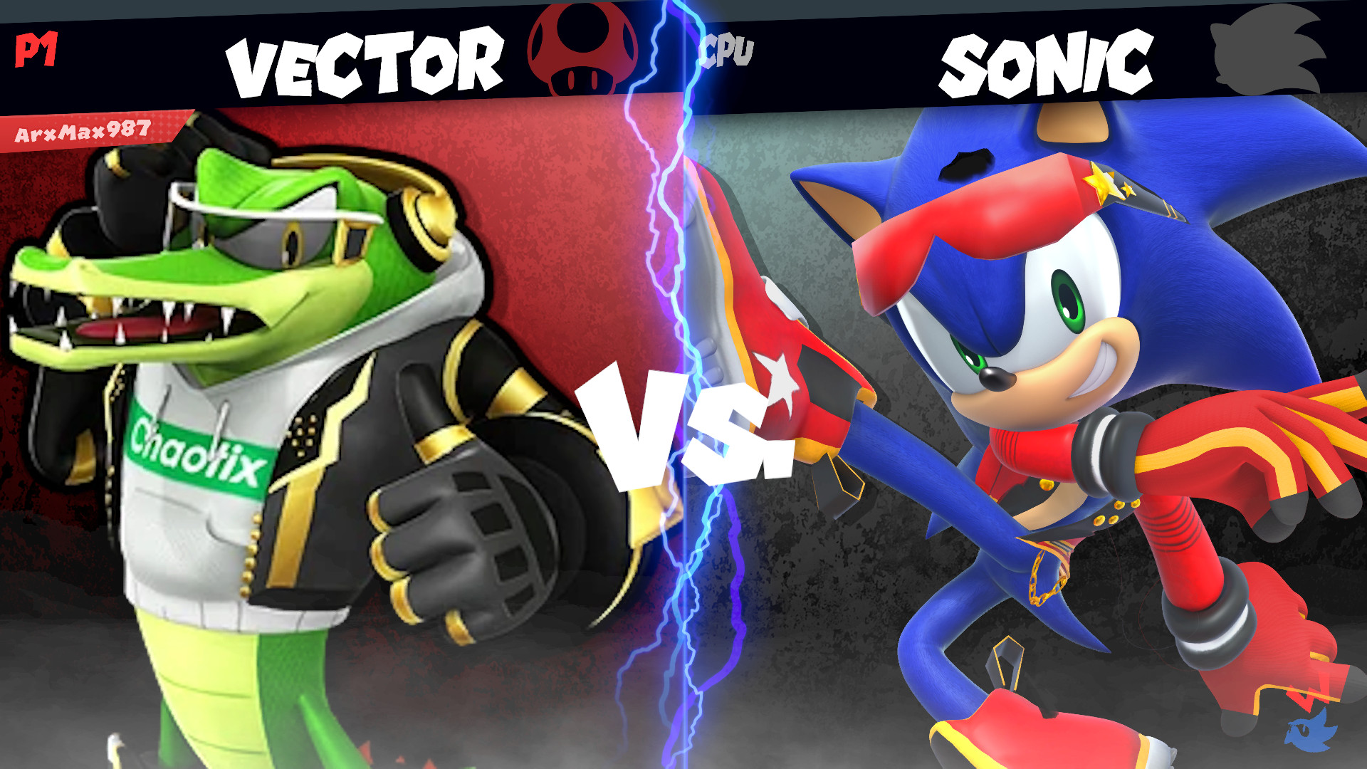 Vector The Crocodile Work In Progress for Super Smash Bros. Ultimate(03)