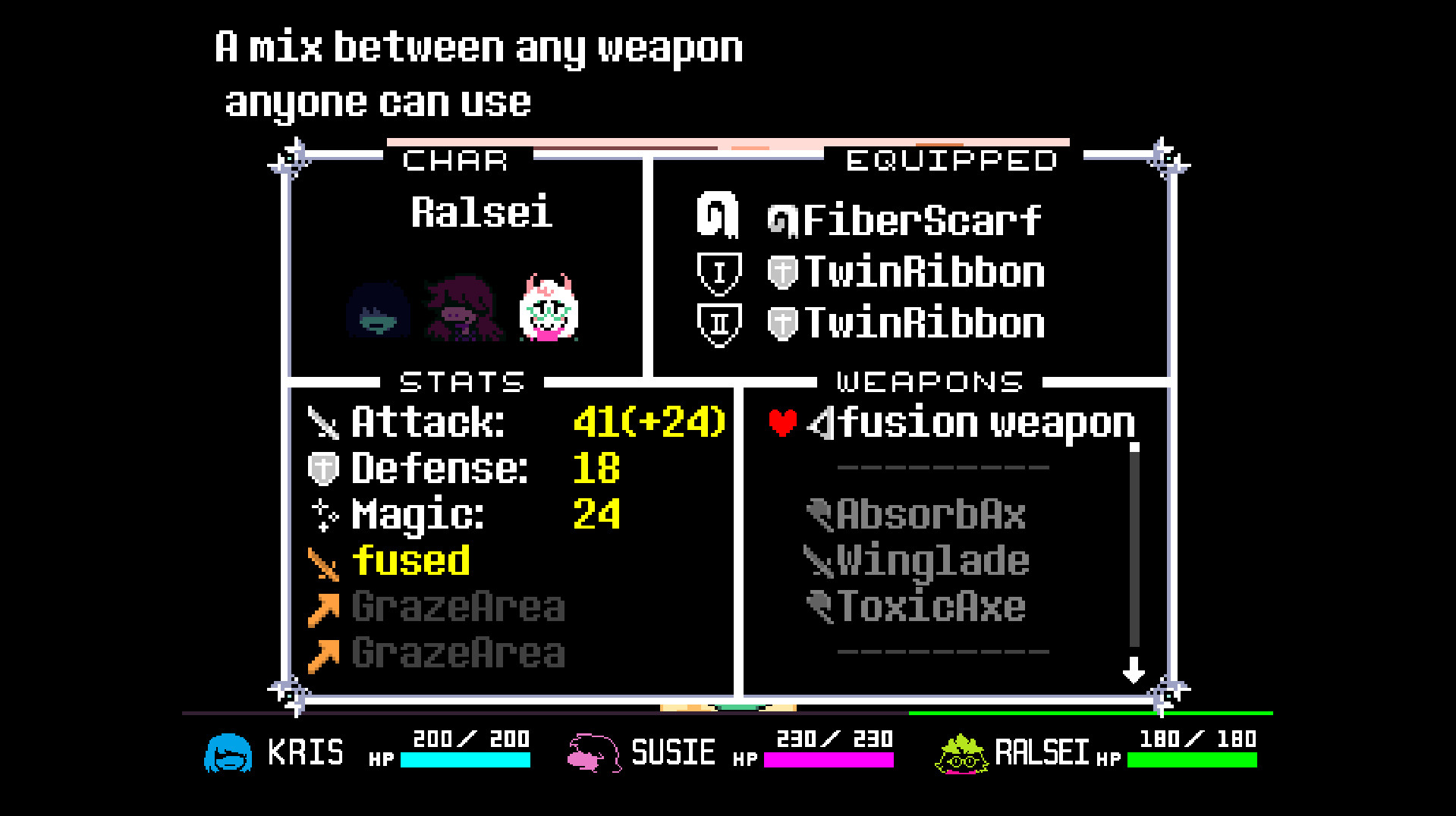 Delta Rune Weapons delta-expanse Work In Progress for DELTARUNE | DR Works In Progress