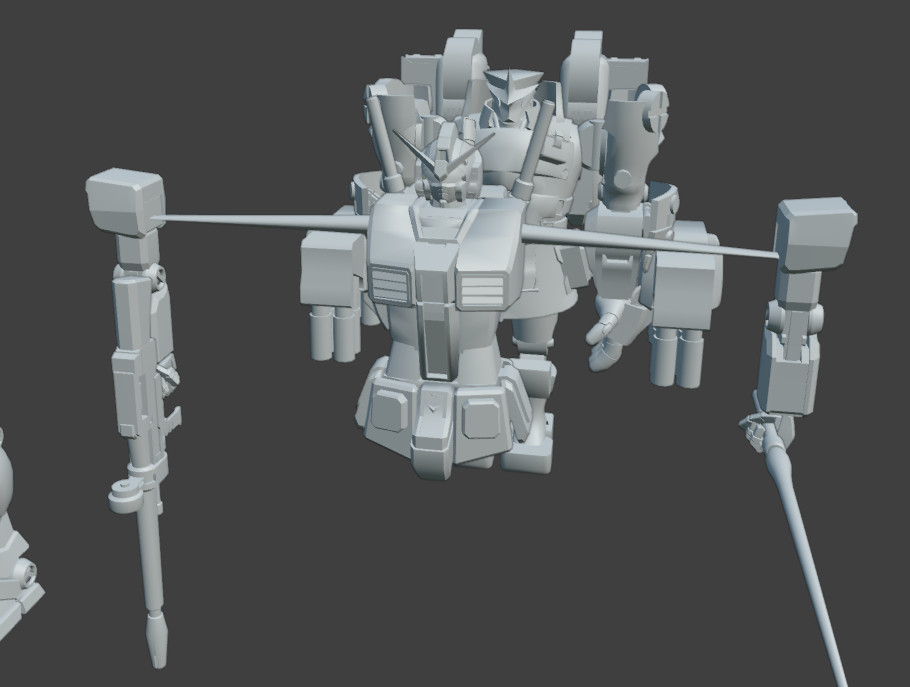 RX-78-2 GUNDAM OVER SEED SR Work In Progress for Zenless