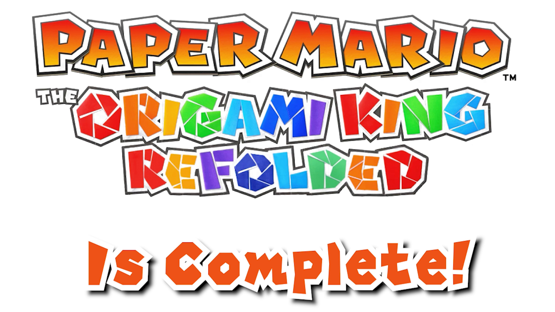 Paper Mario: The Origami King Refolded Work In Progress for Paper