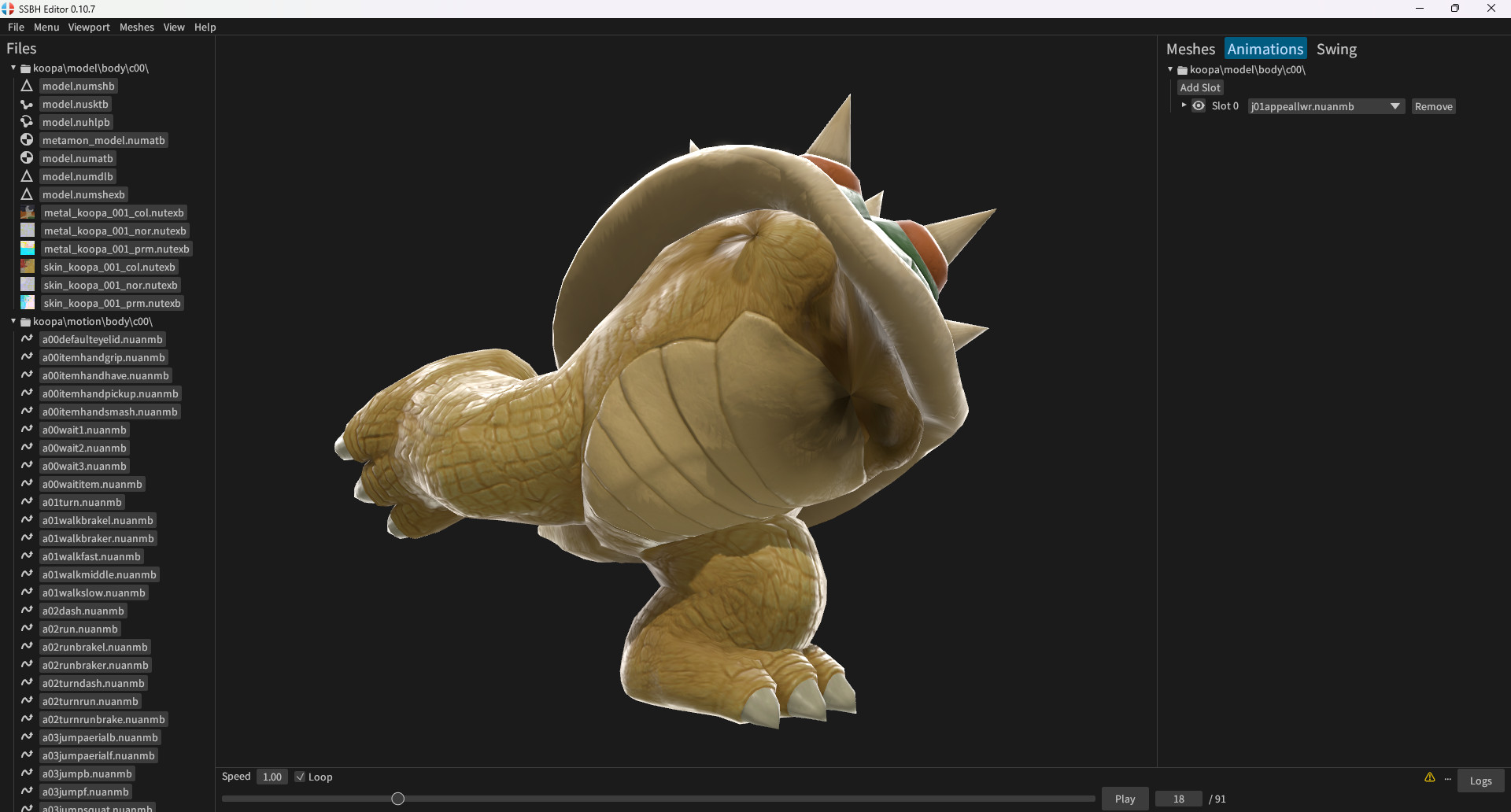 Headless Armless Bowser WIP Work In Progress for Super Smash Bros ...