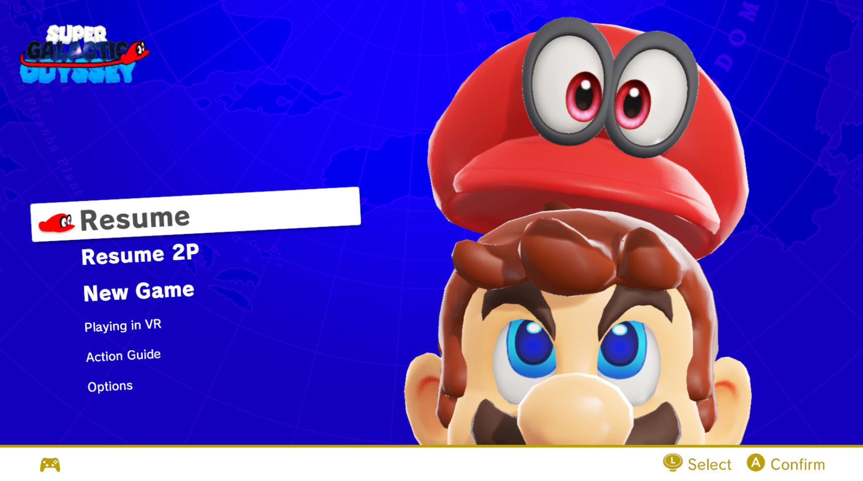 Super galactic odyssey Work In Progress for Super Mario Odyssey