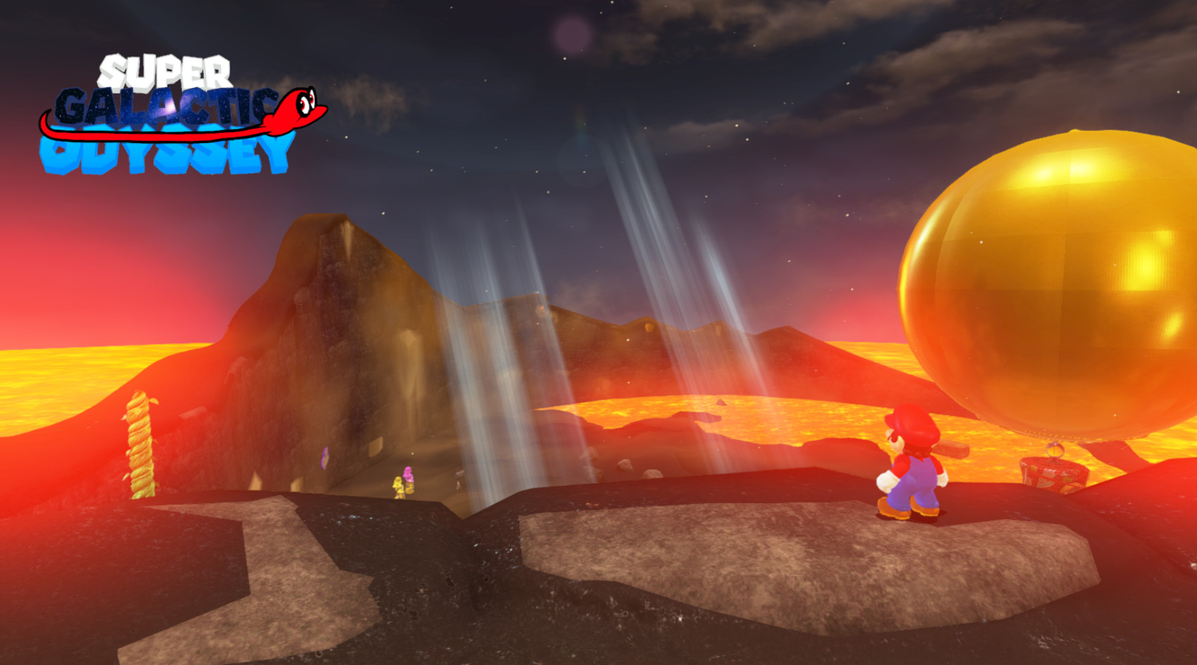 Super galactic odyssey Work In Progress for Super Mario Odyssey