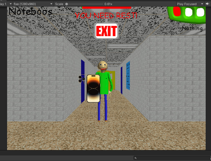 BALDI GOT IPHONE Work In Progress for Baldi's Basics | Baldi Works In ...