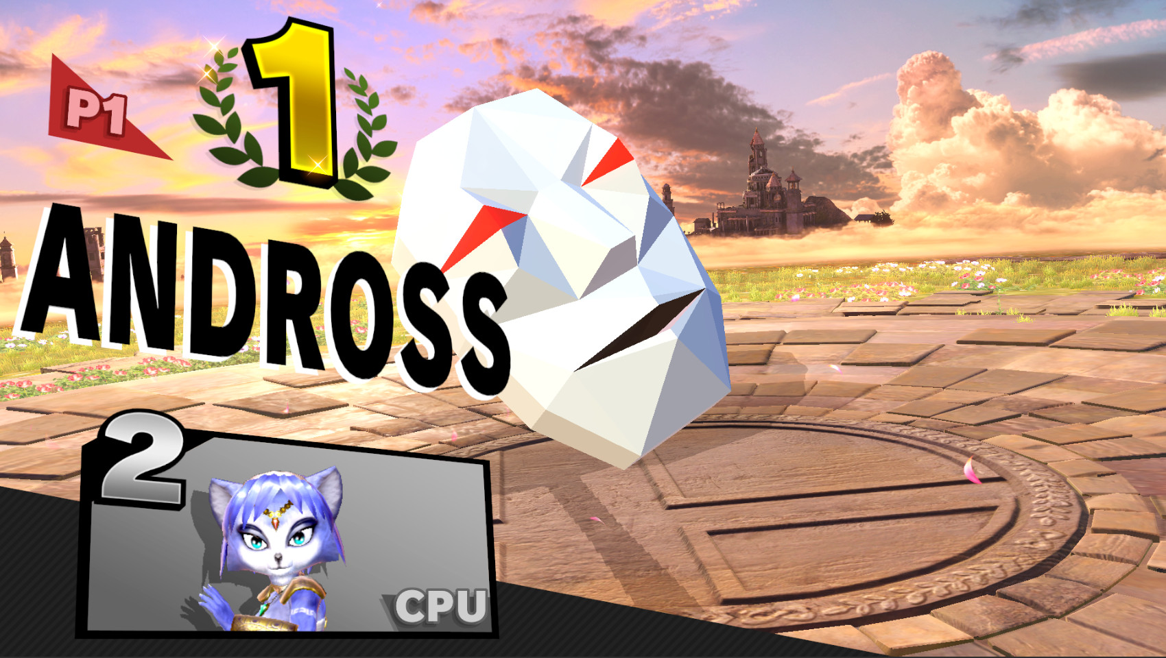 First Andross Super Nintendo Star Fox Andross Work In Progress for Super Smash Bros ...