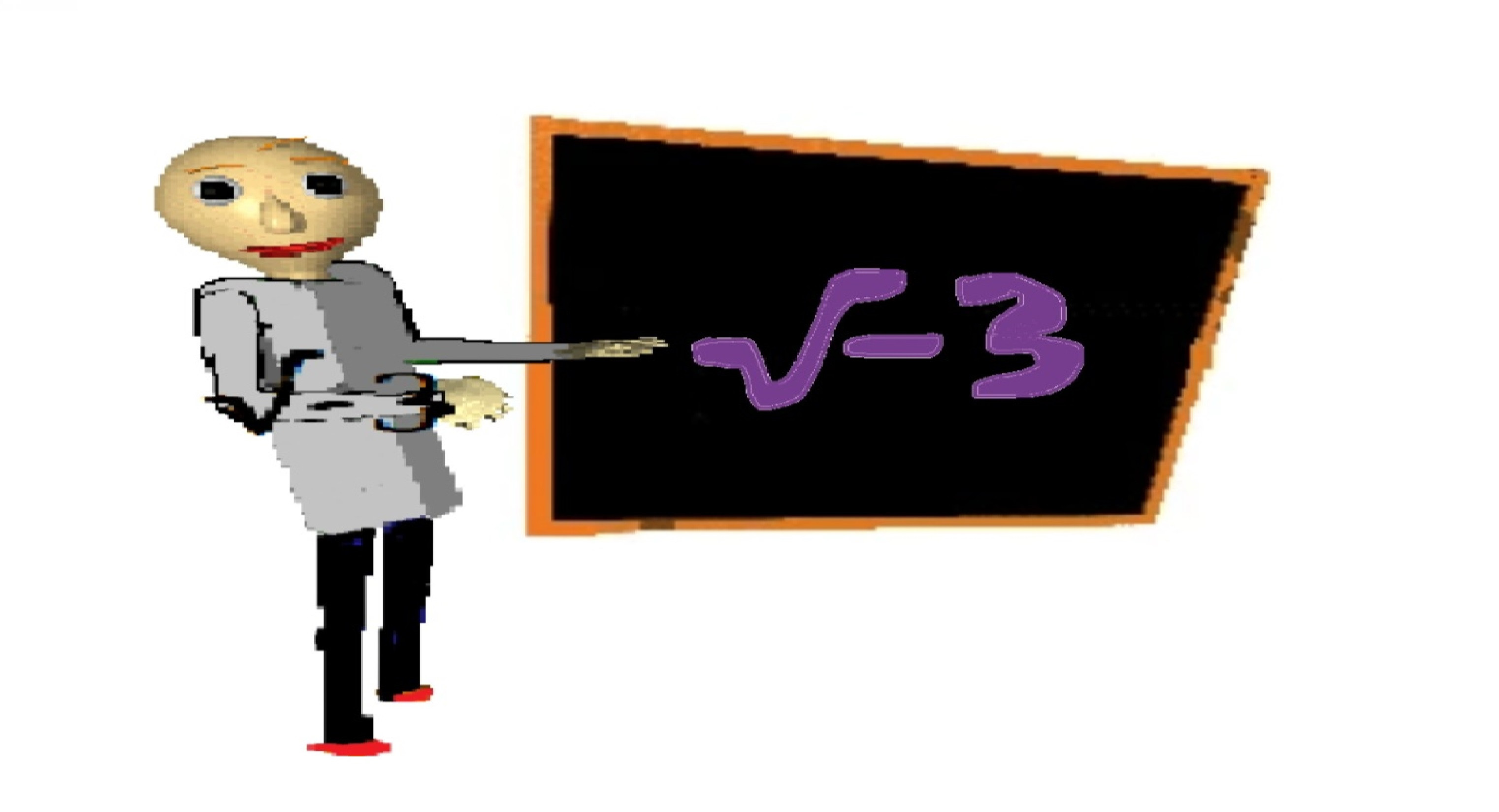 Baldi Problem 3 SQUARE ROOT OF NEGATIVE THREE Work In Progress for Baldi's Basics ...