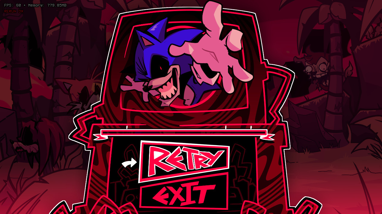 [SENSITIVE CONTENT] Sonic.Exe RERUN; Takes Off Work In Progress for ...