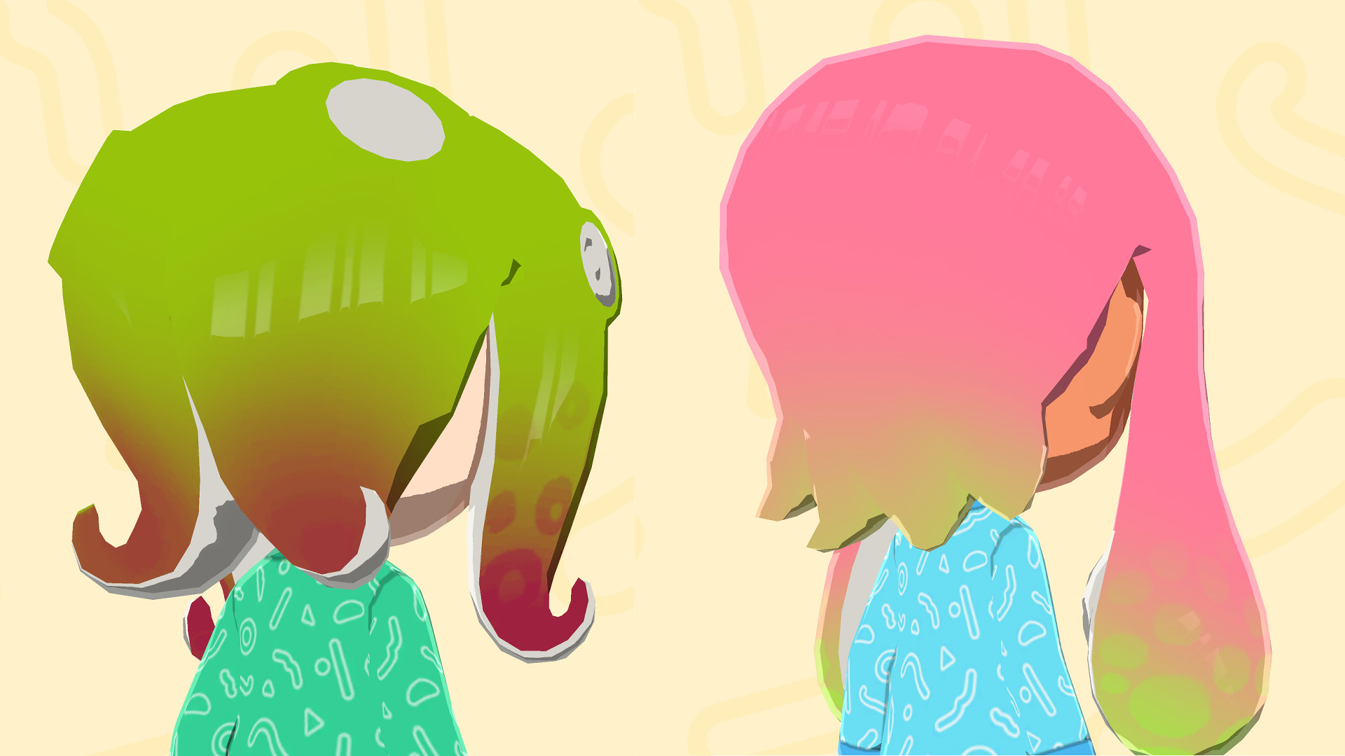 Splatoon Hairstyles! Work In Progress for Tomodachi Life: Living The ...