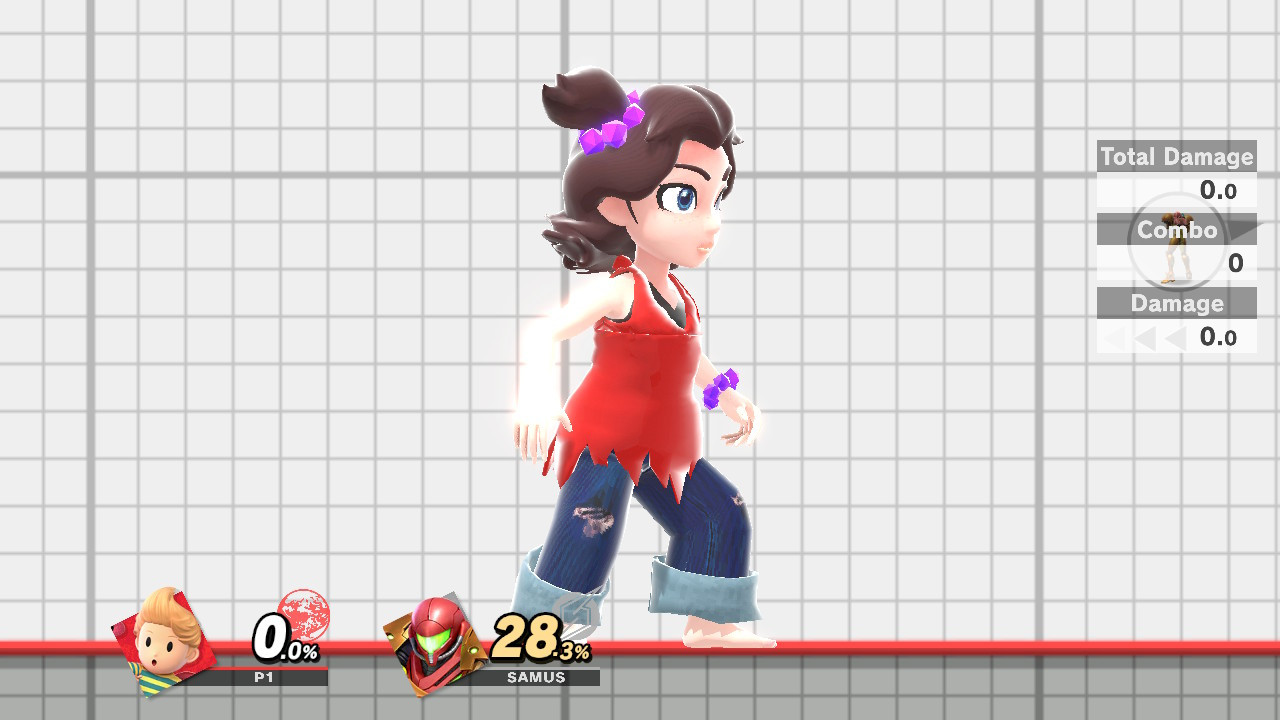 Teen Pauline over Lucas (c01) Work In Progress for Super Smash Bros ...
