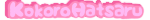 Kokoro Hatsaru username pic
